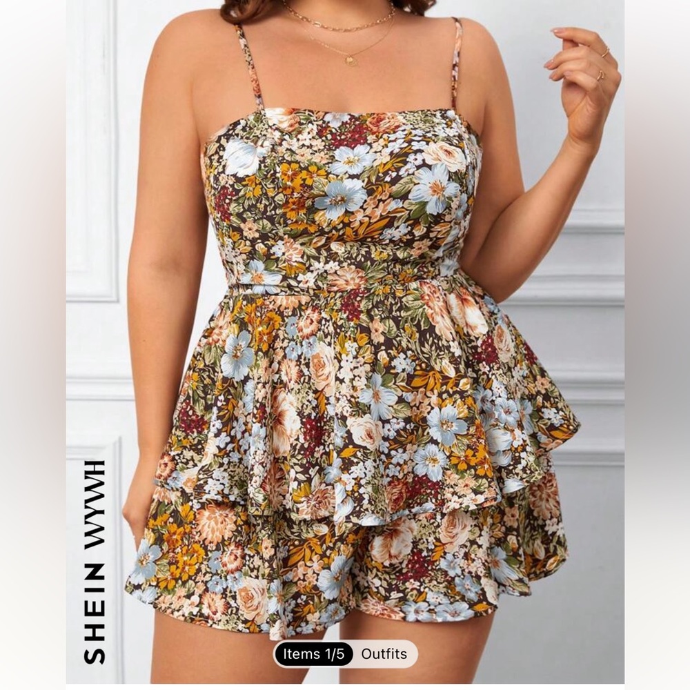 Shein curve romper